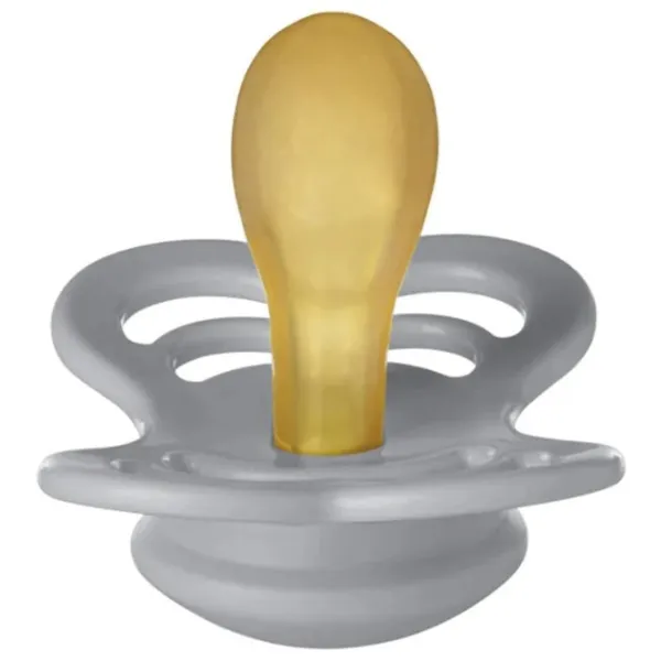 Suzetă cu tetina simetrică Bibs Supreme 170341 Pentru băieți/ 0 luni - 6 luni/ Latex/ Cloud Grey photo 3 Suzetă cu tetina simetrică Bibs Supreme 170341 Pentru băieți/ 0 luni - 6 luni/ Latex/ Cloud Grey photo 3