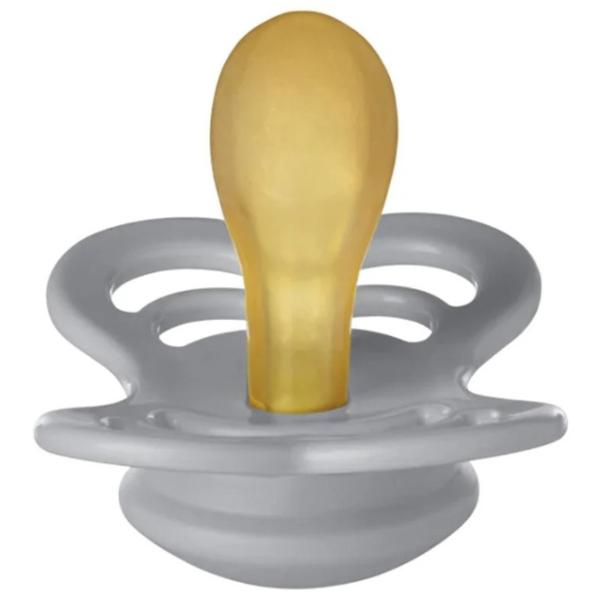 Suzetă cu tetina simetrică Bibs Supreme 170341 Pentru băieți/ 0 luni - 6 luni/ Latex/ Cloud Grey photo 3 Suzetă cu tetina simetrică Bibs Supreme 170341 Pentru băieți/ 0 luni - 6 luni/ Latex/ Cloud Grey photo 3