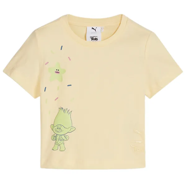 Tricou pentru fete Puma X Trolls Graphic Tee G  / Vanilla photo 1