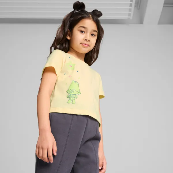 Tricou pentru fete Puma X Trolls Graphic Tee G  / Vanilla photo 2