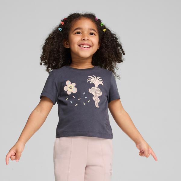 Tricou pentru fete Puma X Trolls Graphic Tee G  / Gray photo 3