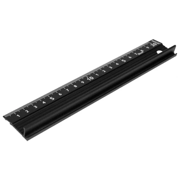 Riglă Yato YT70725 200 mm Dreptunghiular/ Aluminiu photo 2