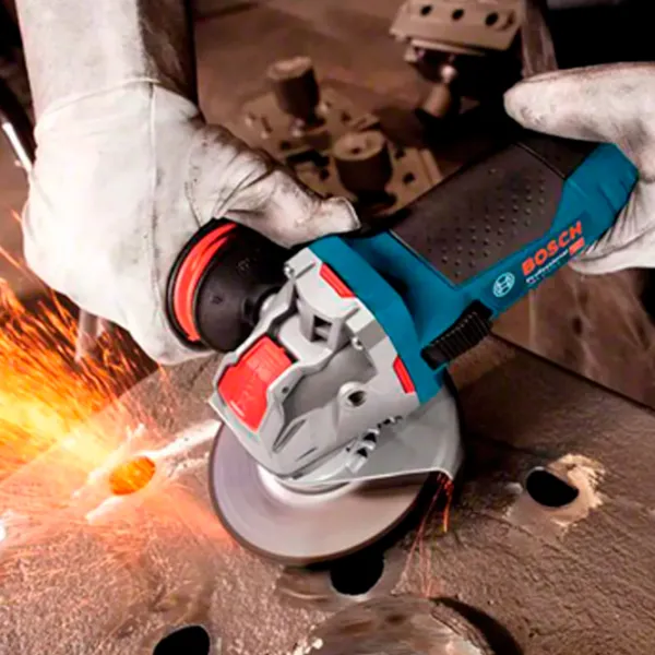Шлифовальная машина Bosch GWX 17-125 Угловая/ 1700 Вт/ Blue photo 5
