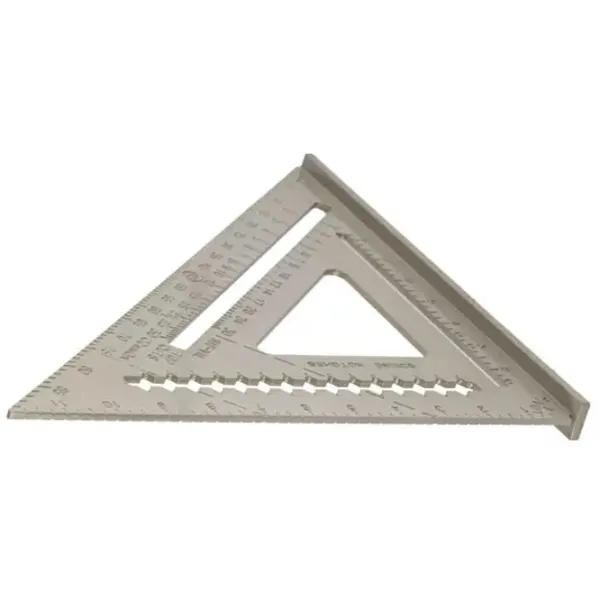 Echer Profmet 254031 180 mm Triunghi/ Aluminiu photo 2