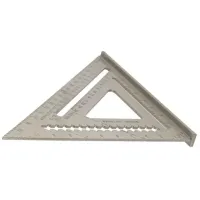 Echer Profmet 254031 180 mm Triunghi/ Aluminiu photo 2