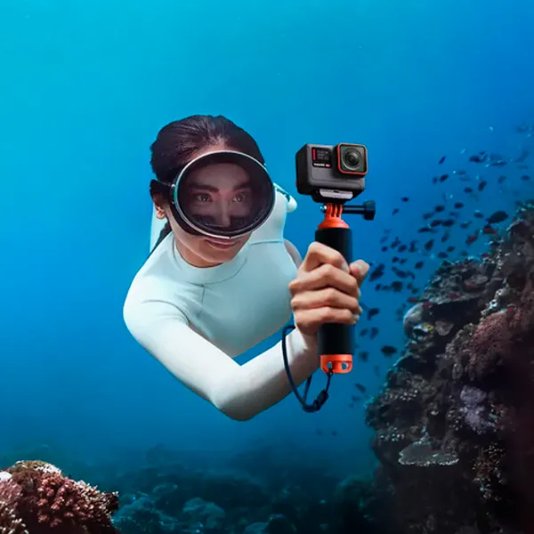 Trepied Insta360 Floating Hand Grip Black photo 3