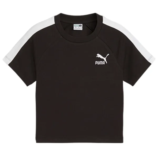 Tricou pentru fete Puma Iconic T7 Baby Tee G  / Black photo 1 Tricou pentru fete Puma Iconic T7 Baby Tee G  / Black photo 1