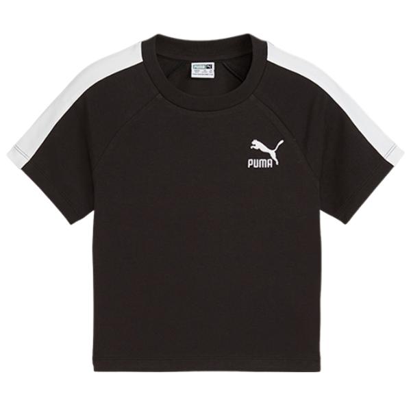 Tricou pentru fete Puma Iconic T7 Baby Tee G  / Black photo 1 Tricou pentru fete Puma Iconic T7 Baby Tee G  / Black photo 1