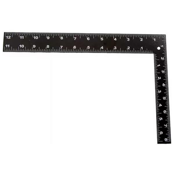 Echer Profmet 254061 300 mm Dreptunghiular/ Aluminiu photo 2