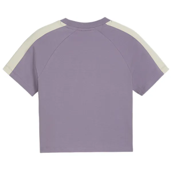 Tricou pentru fete Puma Iconic T7 Baby Tee G  / Purple photo 3 Tricou pentru fete Puma Iconic T7 Baby Tee G  / Purple photo 3