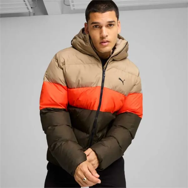 Ветровка для мужчин Puma Poly Puffer Демисезонная/ Dark Olive photo 3 Ветровка для мужчин Puma Poly Puffer Демисезонная/ Dark Olive photo 3