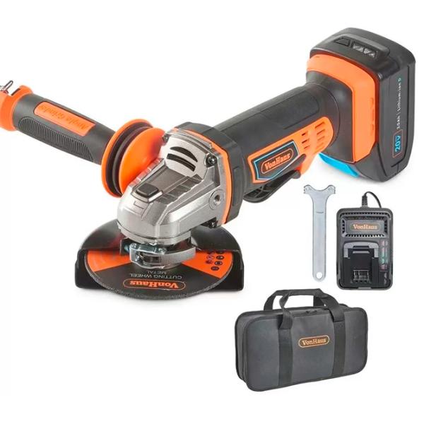 Шлифовальная машина VonHaus Max 8100018 Угловая/ Black photo 1