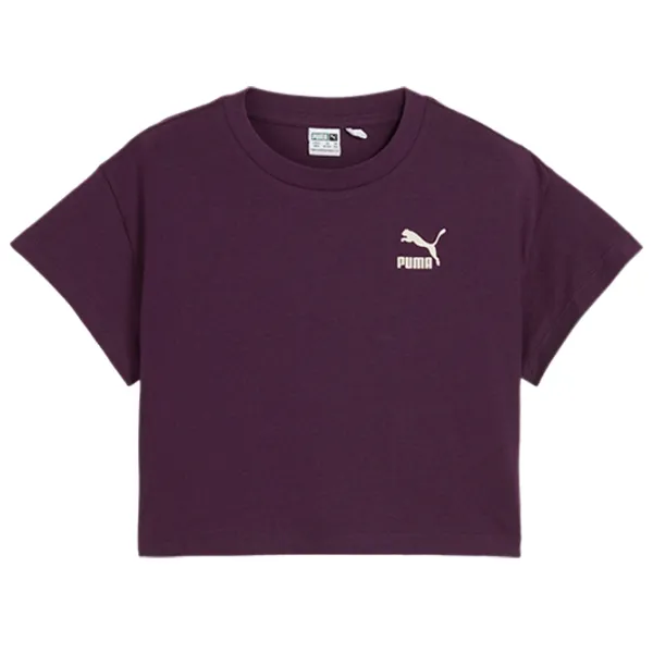 Tricou pentru fete Puma Better Classics Tee G  / Midnight Plum photo 1 Tricou pentru fete Puma Better Classics Tee G  / Midnight Plum photo 1