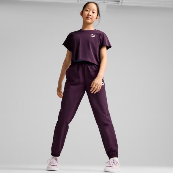 Tricou pentru fete Puma Better Classics Tee G  / Midnight Plum photo 4 Tricou pentru fete Puma Better Classics Tee G  / Midnight Plum photo 4