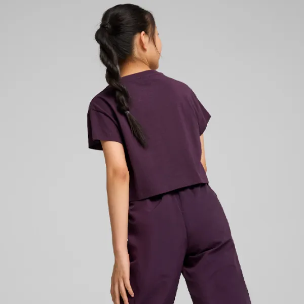 Tricou pentru fete Puma Better Classics Tee G  / Midnight Plum photo 5 Tricou pentru fete Puma Better Classics Tee G  / Midnight Plum photo 5
