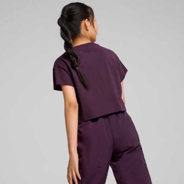 Tricou pentru fete Puma Better Classics Tee G  / Midnight Plum photo 5 Tricou pentru fete Puma Better Classics Tee G  / Midnight Plum photo 5