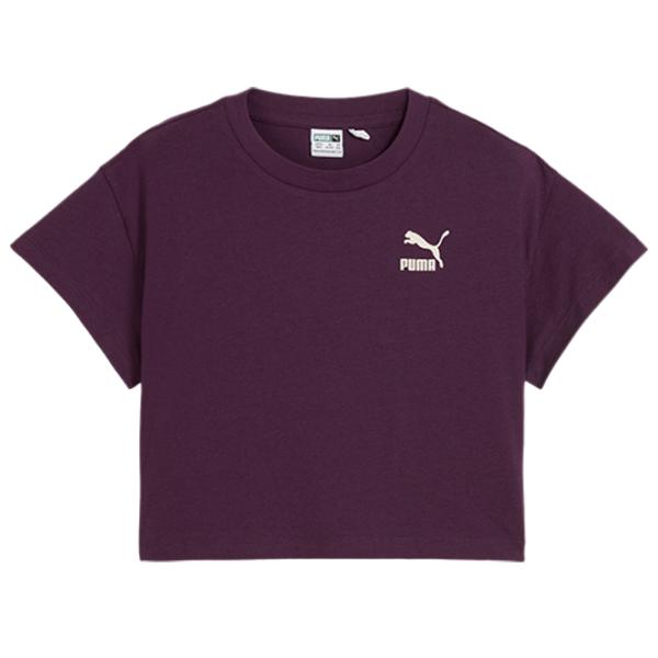 Tricou pentru fete Puma Better Classics Tee G  / Midnight Plum photo 1 Tricou pentru fete Puma Better Classics Tee G  / Midnight Plum photo 1