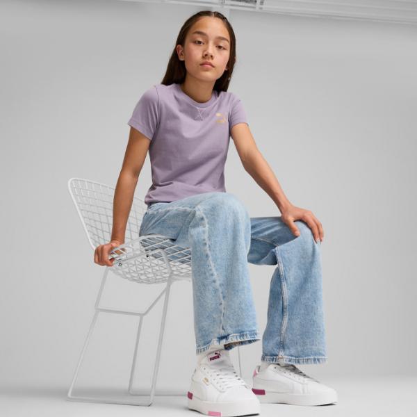 Tricou pentru fete Puma Off Side Tee G  / Purple photo 5 Tricou pentru fete Puma Off Side Tee G  / Purple photo 5