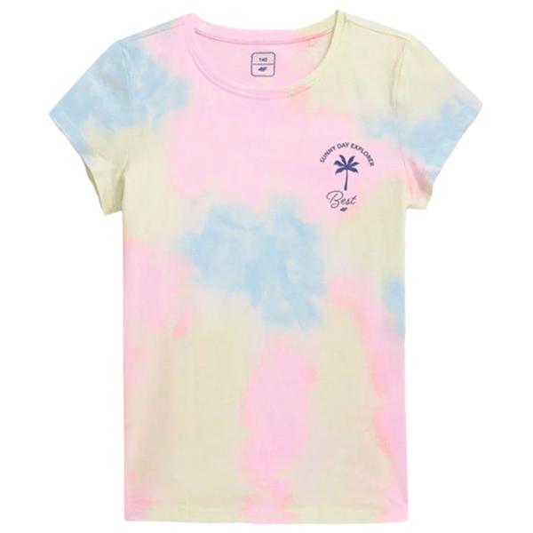 Tricou pentru fete 4F hjl22-jtsd007  / Multicolor photo 1 Tricou pentru fete 4F hjl22-jtsd007  / Multicolor photo 1