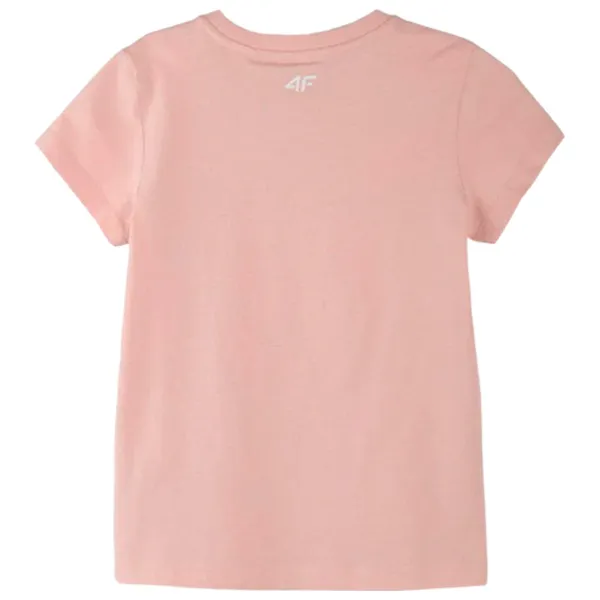 Tricou pentru fete 4F hjl22-jtsd006  / Coral photo 2