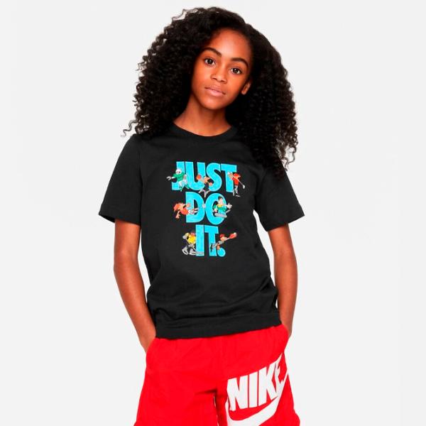 Tricou pentru fete Nike K Nsw Tee Jdi Multi Sport  / Black photo 2 Tricou pentru fete Nike K Nsw Tee Jdi Multi Sport  / Black photo 2