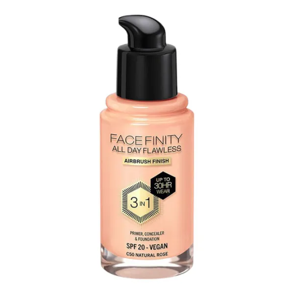 Тональный крем Max Factor All Day Flawless 30 мл/ Natural Rose photo 4