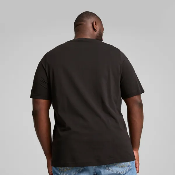 Tricou pentru bărbați Puma Squad Small Graphic Tee 100% bumbac/ Black photo 4