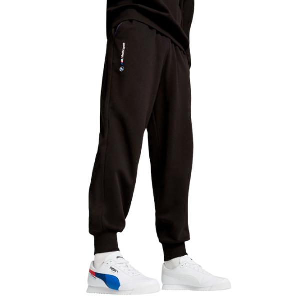 Спортивные брюки для мужчин Puma Bmw Mms Ess+ Pants Fleece S/ Black photo 3