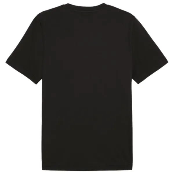 Tricou pentru bărbați Puma Graphics Multiple Logo Tee 100% bumbac/ Black photo 2
