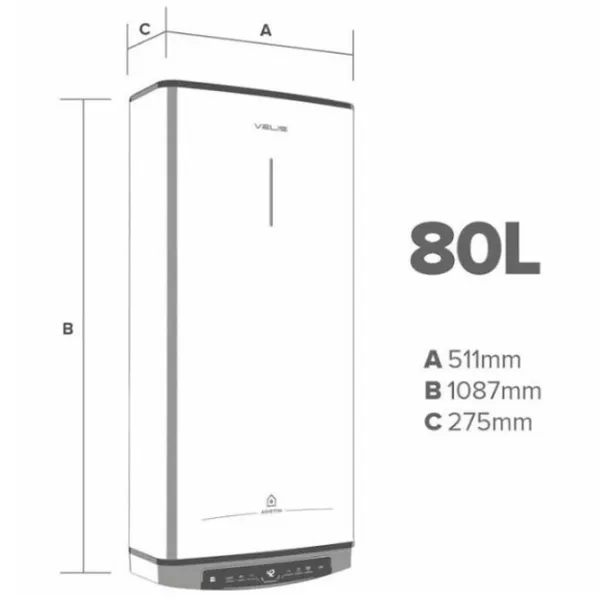 Boiler Ariston VELIS Pro 80 EU 80 l/ White photo 7