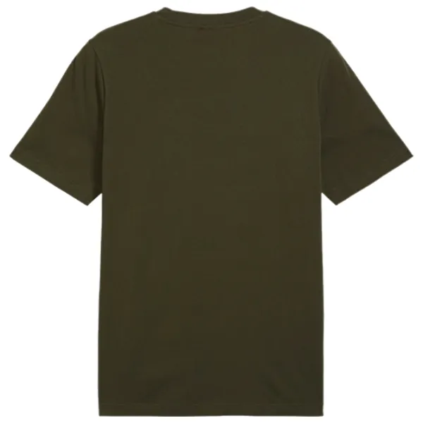 Футболка для мужчин Puma Graphics Skateboard Tee 100% хлопок/ Оливковый Зелёный photo 2