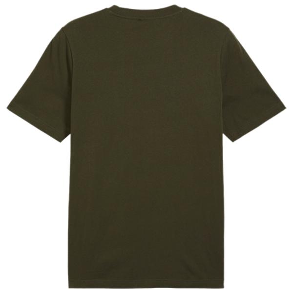 Футболка для мужчин Puma Graphics Skateboard Tee 100% хлопок/ Оливковый Зелёный photo 2