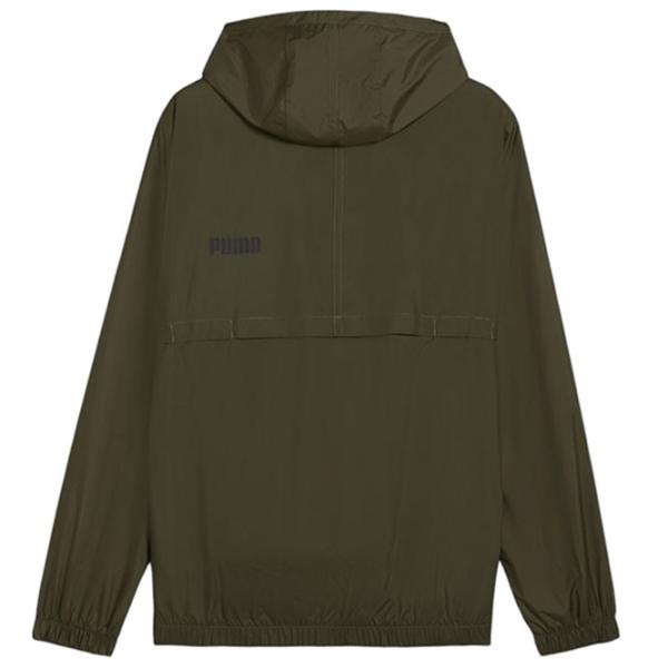 Jachetă sport pentru bărbați Puma Puma ESS Solid Windbreaker M/ Dark Olive photo 2 Jachetă sport pentru bărbați Puma Puma ESS Solid Windbreaker M/ Dark Olive photo 2