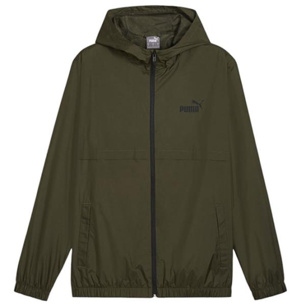 Jachetă sport pentru bărbați Puma Puma ESS Solid Windbreaker S/ Dark Olive photo 1 Jachetă sport pentru bărbați Puma Puma ESS Solid Windbreaker S/ Dark Olive photo 1