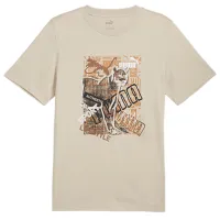 Tricou pentru bărbați Puma Graphics Photoprint Tee 100% bumbac/ Light Brown