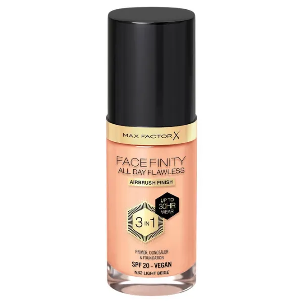 Тональный крем Max Factor 3 in 1 Foundation 30 мл/ Light Beige photo 1