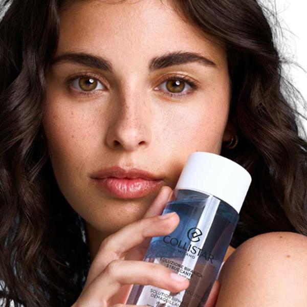 Loțiune demachiantă pentru ochi Collistar TWO-PHASE MAKE-UP REMOVING Apă micelară/ 150 ml photo 3 Loțiune demachiantă pentru ochi Collistar TWO-PHASE MAKE-UP REMOVING Apă micelară/ 150 ml photo 3