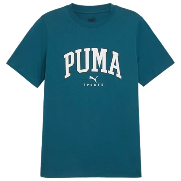 Tricou pentru bărbați Puma Squad Big Graphic Tee 100% bumbac/ Blue photo 1