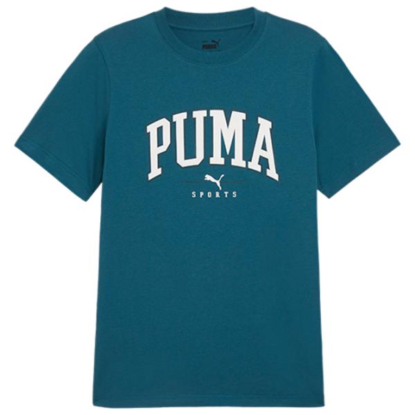 Tricou pentru bărbați Puma Squad Big Graphic Tee 100% bumbac/ Blue photo 1