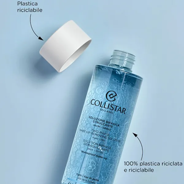 Loțiune demachiantă pentru ochi Collistar Makeup removing sulution Demachiant/ 200 ml photo 2 Loțiune demachiantă pentru ochi Collistar Makeup removing sulution Demachiant/ 200 ml photo 2
