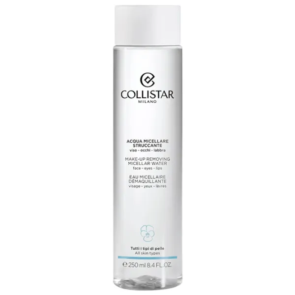 Loțiune demachiantă pentru ochi Collistar Micellar water Demachiant/ 250 ml photo 1 Loțiune demachiantă pentru ochi Collistar Micellar water Demachiant/ 250 ml photo 1
