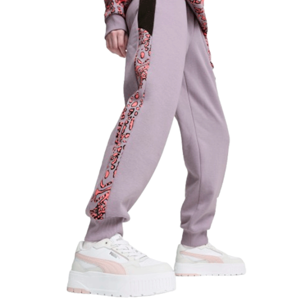 Pantaloni sportivi pentru femei Puma Power Hypernatural Pants Fl XL/ Plum photo 5