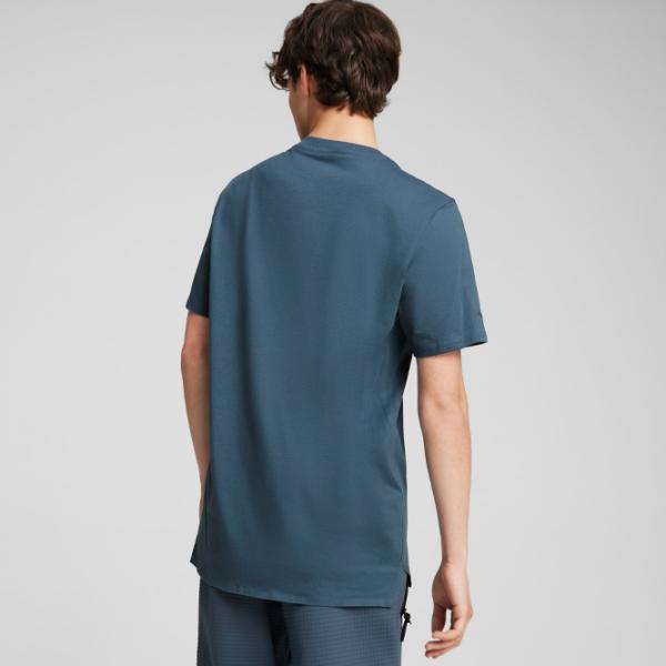 Футболка для мужчин Puma Porsche Essential T-Shirt 100% хлопок/ Blue photo 4