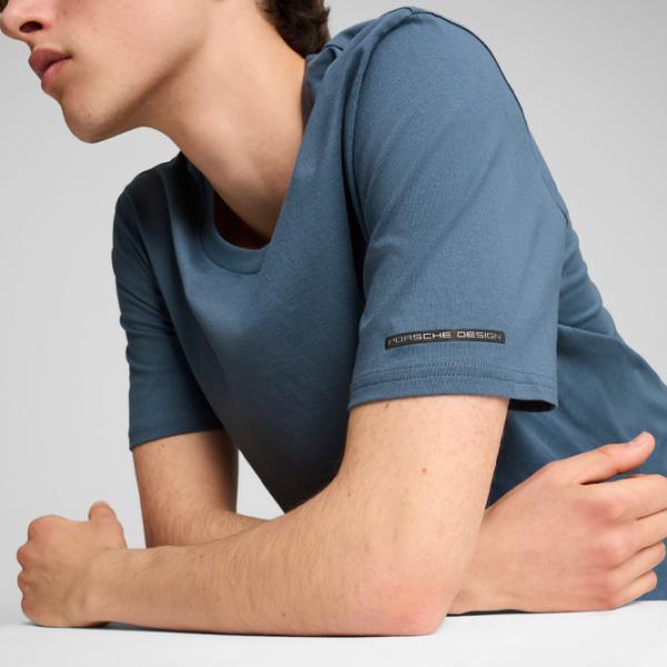 Футболка для мужчин Puma Porsche Essential T-Shirt 100% хлопок/ Blue photo 6