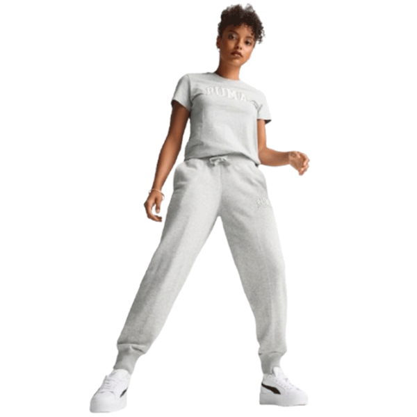 Pantaloni sportivi pentru femei Puma Squad Pants Tr Light Gray Heather L/ Gray photo 4