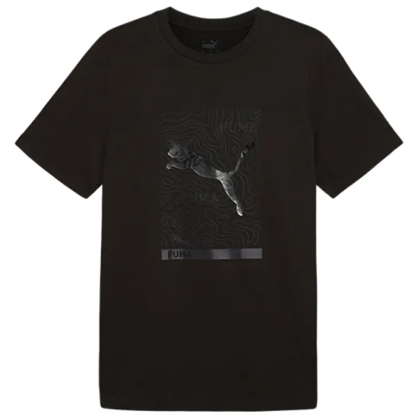 Футболка для мужчин Puma OPEN ROAD Graphic Tee 100% хлопок/ Black photo 1