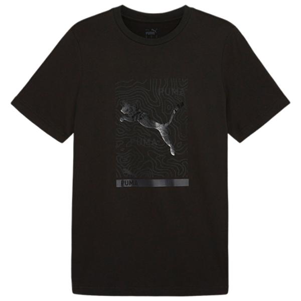 Футболка для мужчин Puma OPEN ROAD Graphic Tee 100% хлопок/ Black photo 1