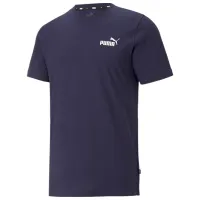 Tricou pentru bărbați Puma Ess Small Logo Tee 100% bumbac/ Navy