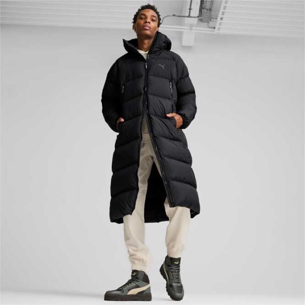 Jachetă pentru bărbați Puma Long Hooded Down Coat Toamnă - iarnă/ Black photo 3 Jachetă pentru bărbați Puma Long Hooded Down Coat Toamnă - iarnă/ Black photo 3