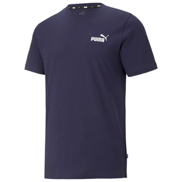 Tricou pentru bărbați Puma Ess Small Logo Tee 100% bumbac/ Navy photo 1